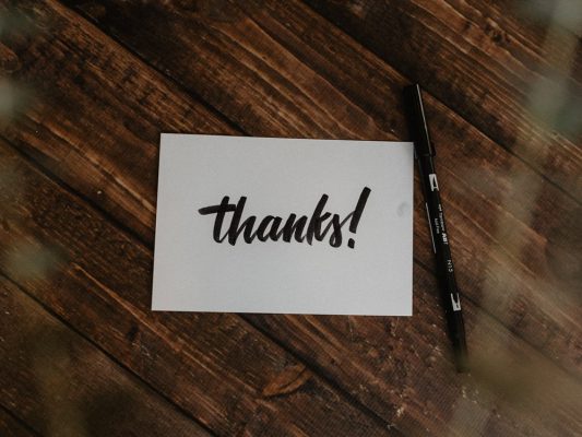 Thanking for referral