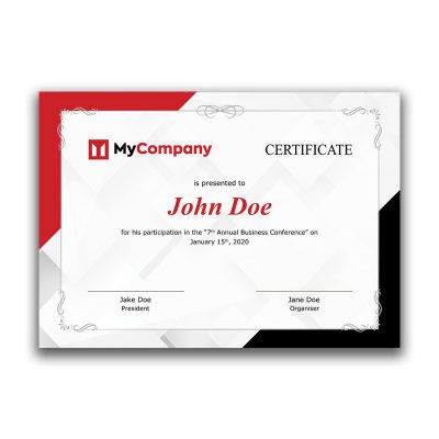 Certificate Design and Printing